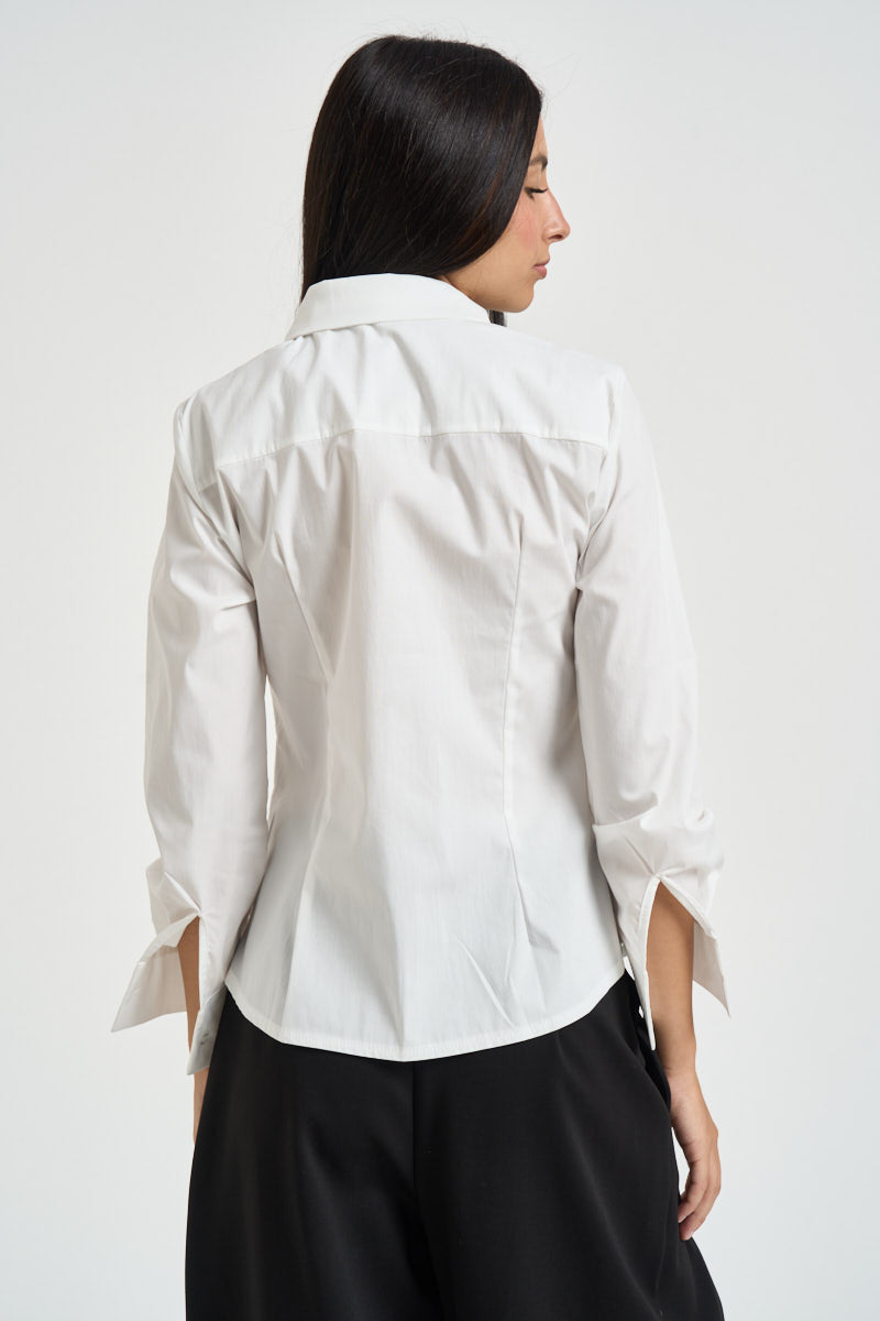 Camicia donna bianca 74827 LATTE SUSY MIX 