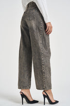 Jeans donna con strass grigi JPAOLAAP51 GRIGIO SUSY MIX 