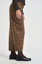 Jeans donna stampa animalier cammello JSUSY124 CAMMELLO SUSY MIX 