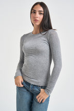Maglia donna slim fit grigio mélange SH004395 GRIGIO MEL SUSY MIX 