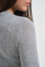 Maglia donna slim fit grigio mélange SH004395 GRIGIO MEL SUSY MIX 
