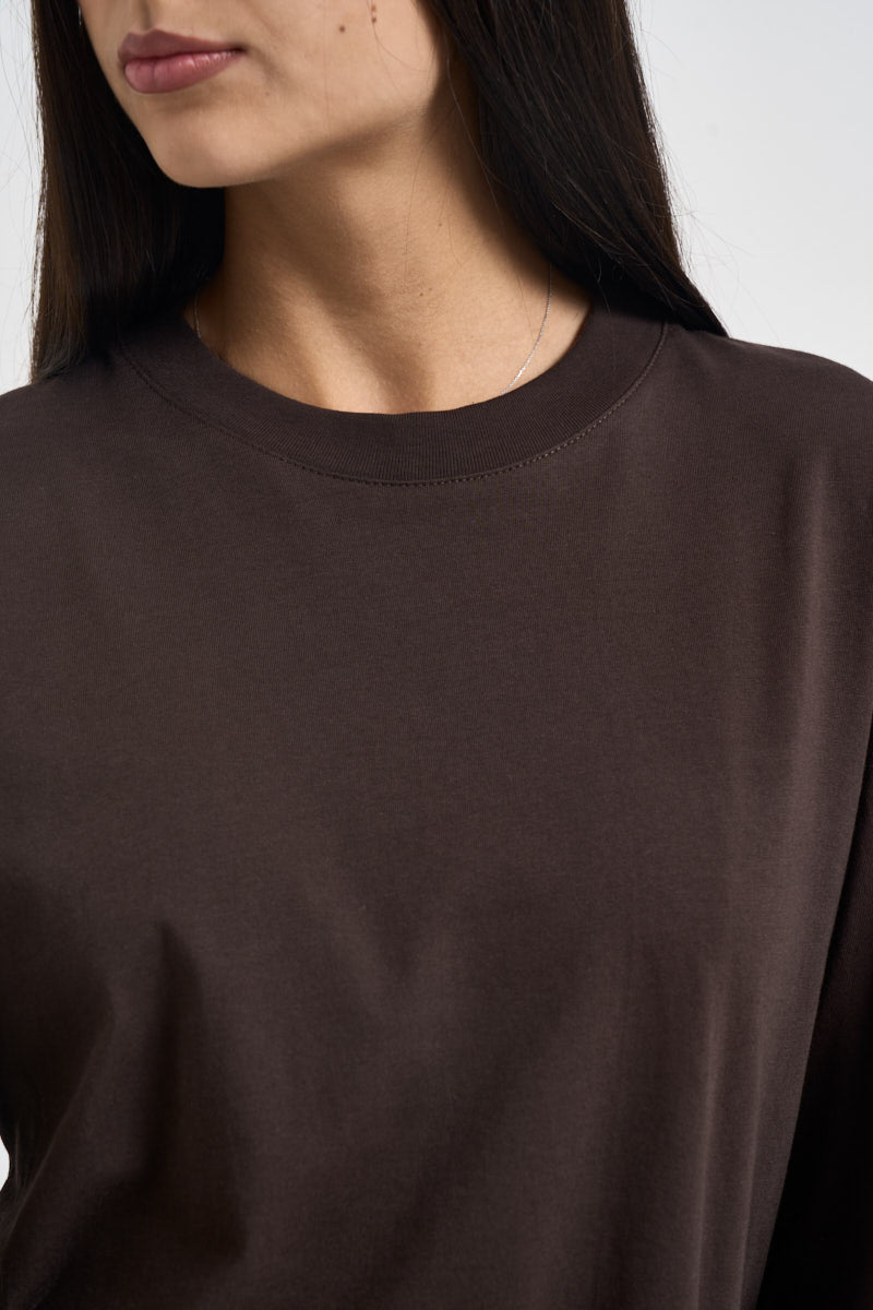Maglia donna con maniche svasate moro SH004397 MORO SUSY MIX 