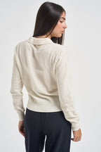 Maglia donna polo panna WL1028 PANNA TENSIONE IN 