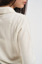 Maglia donna polo panna WL1028 PANNA TENSIONE IN 