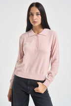 Maglia donna polo rosa WL1028 ROSA TENSIONE IN 