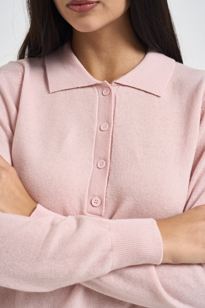 Maglia donna polo rosa WL1028 ROSA TENSIONE IN 