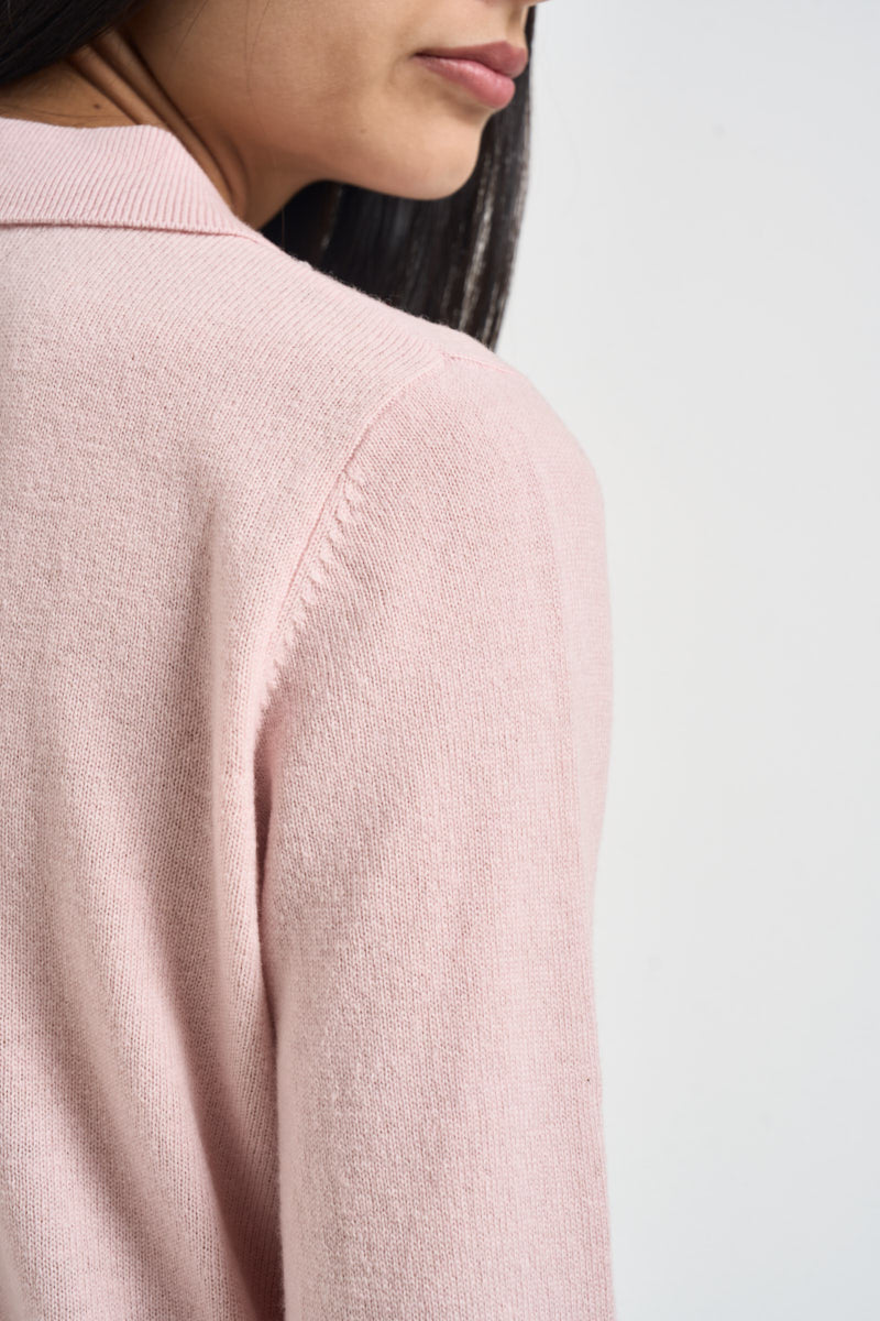 Maglia donna polo rosa WL1028 ROSA TENSIONE IN 