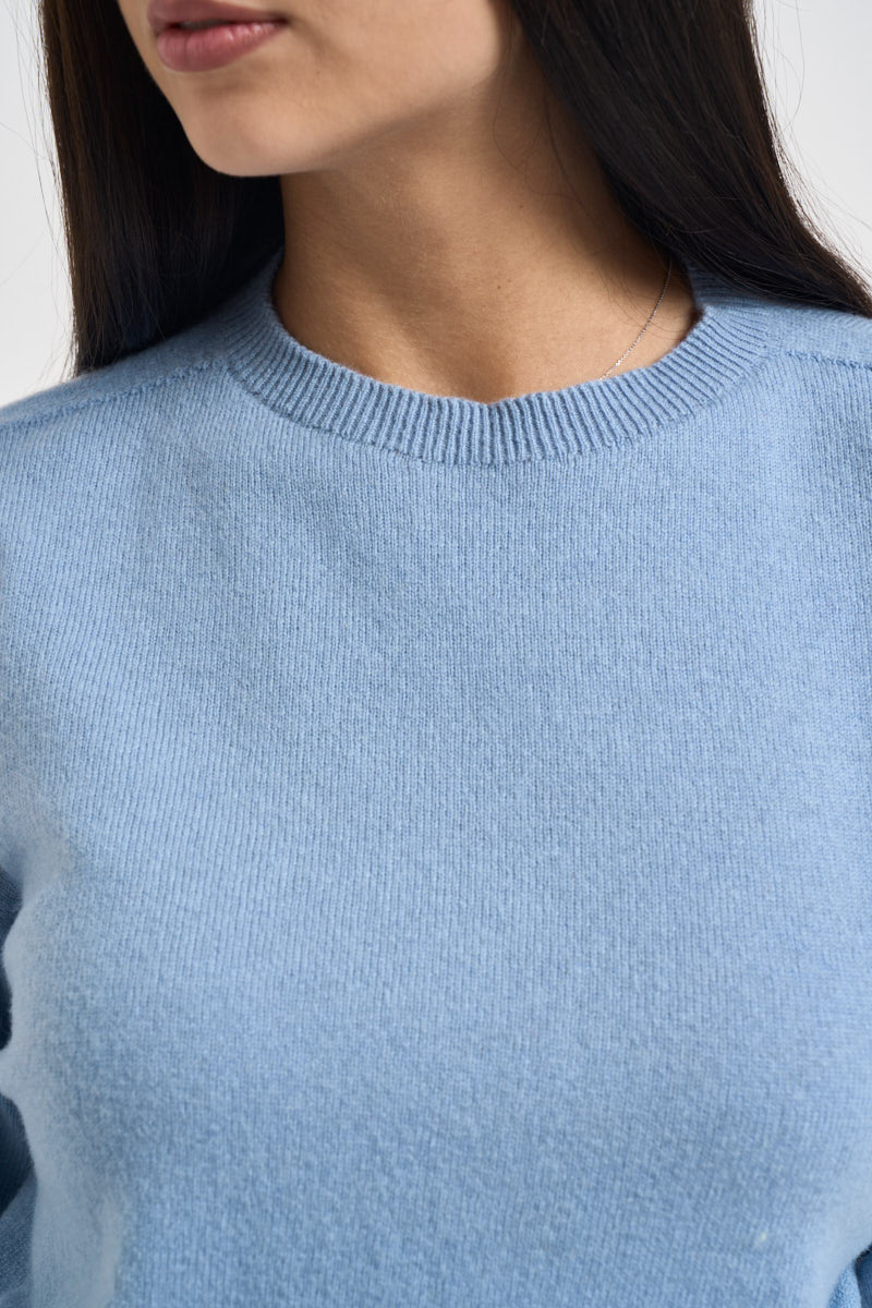 Maglia donna girocollo azzurro WL104 CELESTE TENSIONE IN 