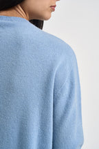 Maglia donna girocollo azzurro WL104 CELESTE TENSIONE IN 