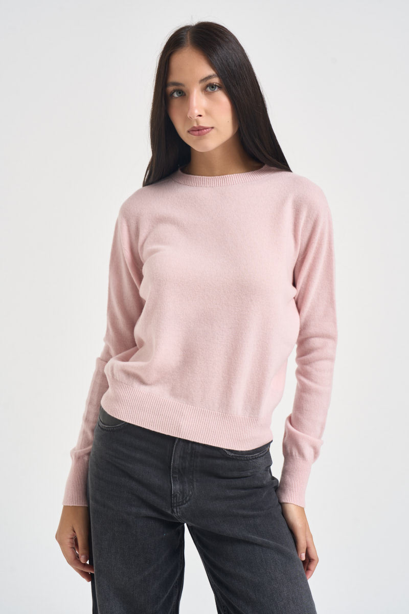 Maglia donna girocollo rosa WL104 ROSA TENSIONE IN 
