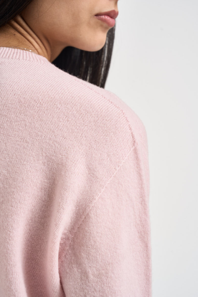 Maglia donna girocollo rosa WL104 ROSA TENSIONE IN 