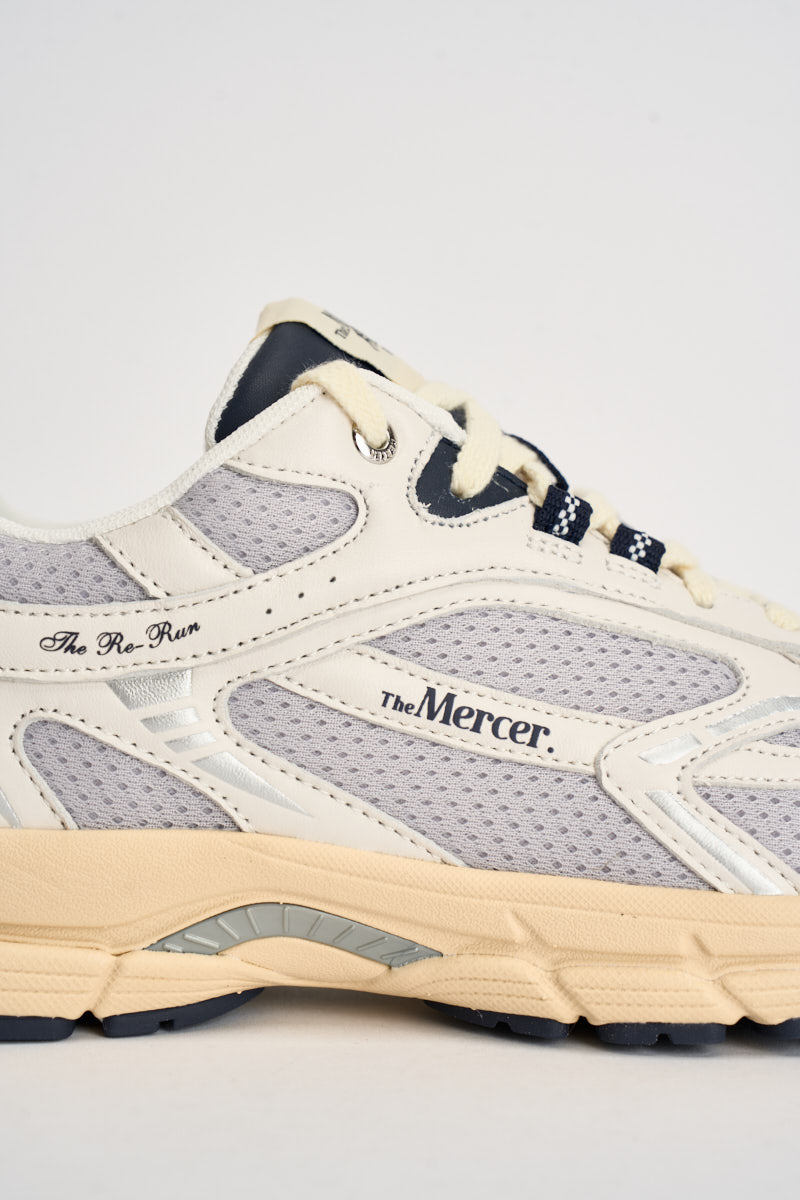Sneakers uomo basse bianche e blu ME263003 155 THE MERCER BRAND 