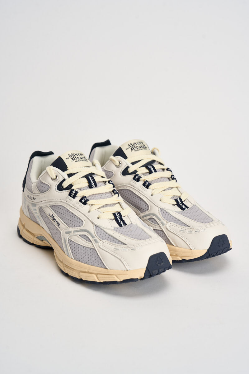 Sneakers uomo basse bianche e blu ME263003 155 THE MERCER BRAND 