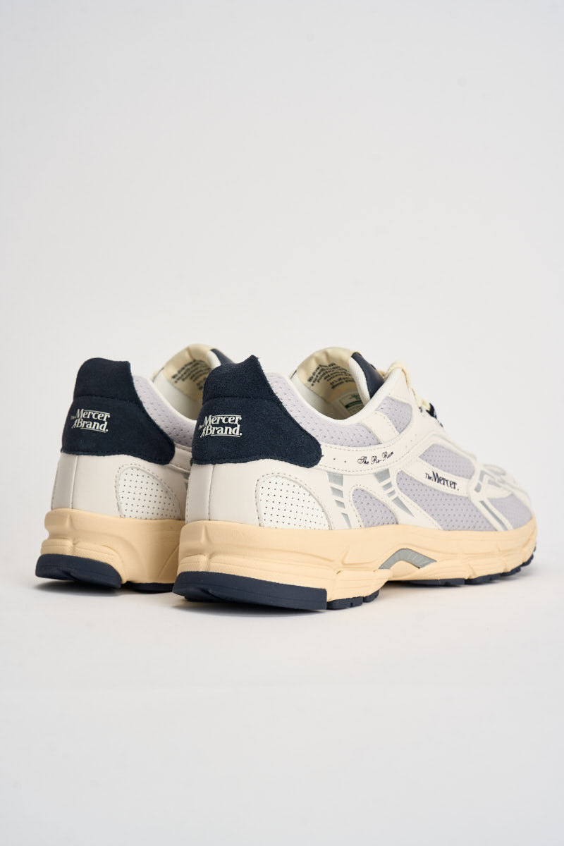 Sneakers uomo basse bianche e blu ME263003 155 THE MERCER BRAND 