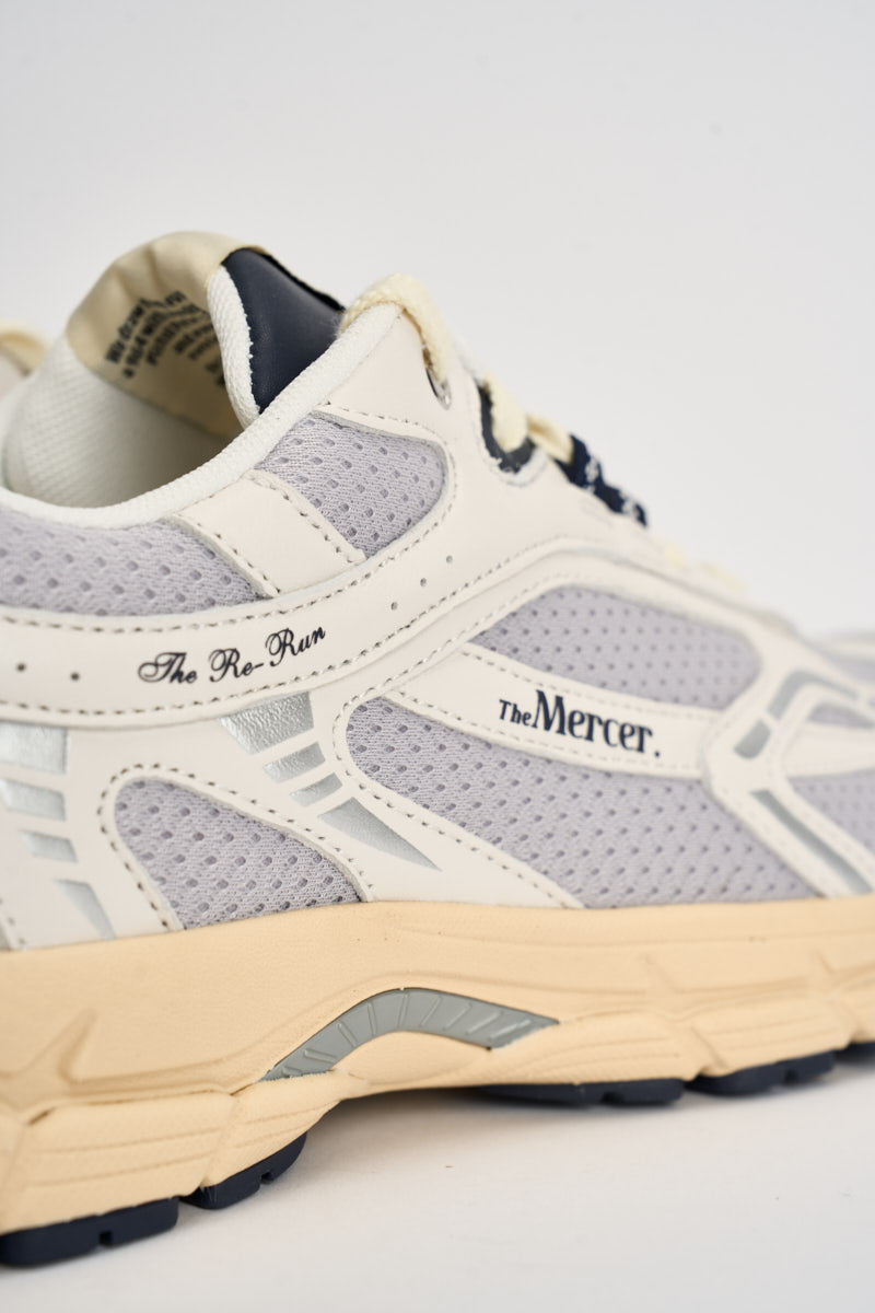 Sneakers uomo basse bianche e blu ME263003 155 THE MERCER BRAND 