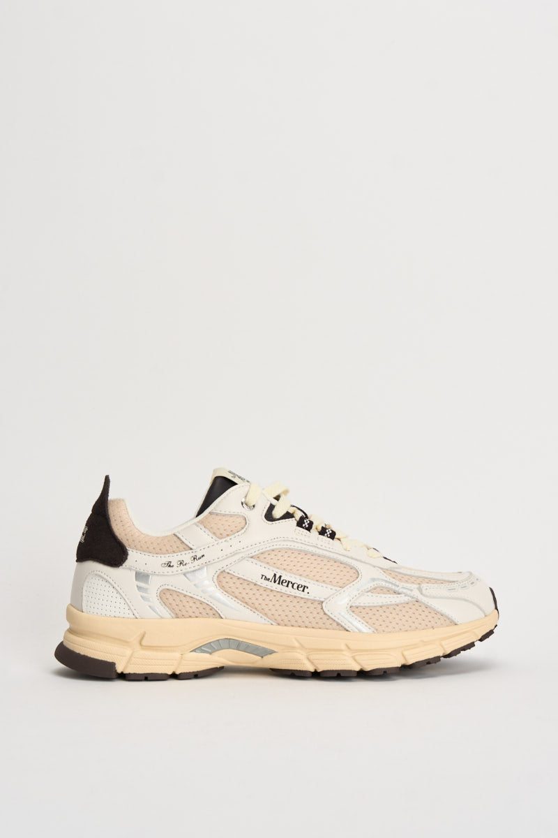 Sneakers uomo The Re-Run Americana basse panna e moro ME263003 157 THE MERCER BRAND 