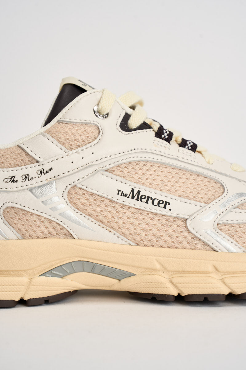 Sneakers uomo The Re-Run Americana basse panna e moro ME263003 157 THE MERCER BRAND 