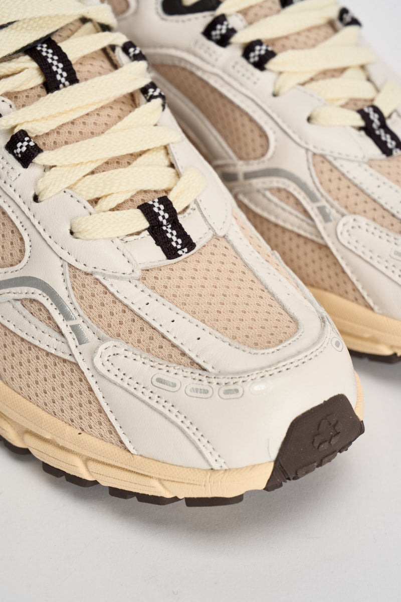 Sneakers uomo The Re-Run Americana basse panna e moro ME263003 157 THE MERCER BRAND 