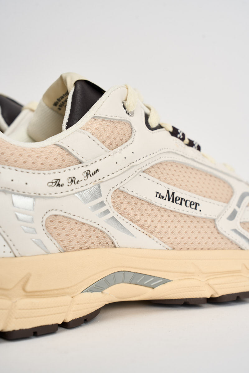 Sneakers uomo The Re-Run Americana basse panna e moro ME263003 157 THE MERCER BRAND 