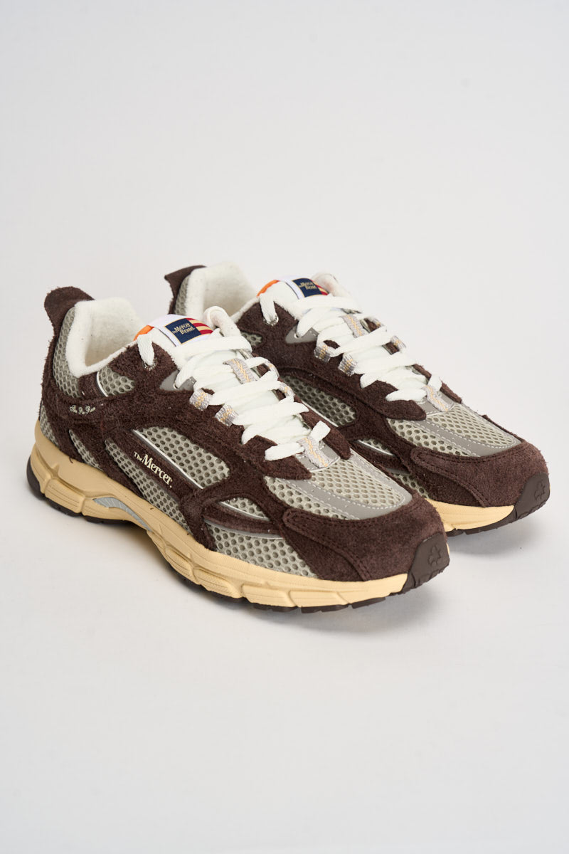 Sneakers uomo The Re-Run Americana marrone e tortora ME263029 800 THE MERCER BRAND 