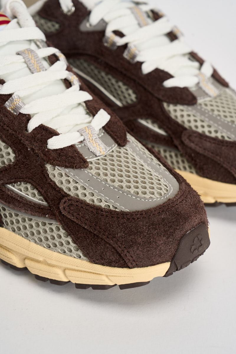 Sneakers uomo The Re-Run Americana marrone e tortora ME263029 800 THE MERCER BRAND 