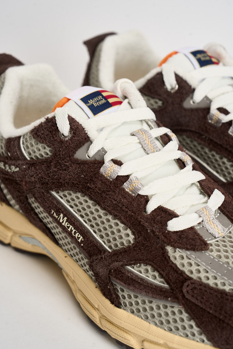Sneakers uomo The Re-Run Americana marrone e tortora ME263029 800 THE MERCER BRAND 