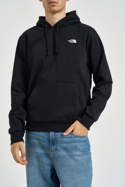 Felpa uomo Simple Dome con cappuccio nera - 1