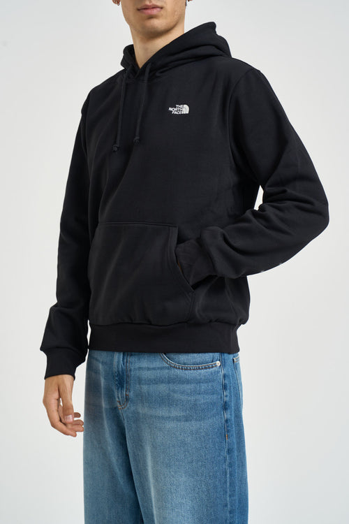 Felpa uomo Simple Dome con cappuccio nera - 2