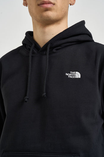 Felpa uomo Simple Dome con cappuccio nera - 3