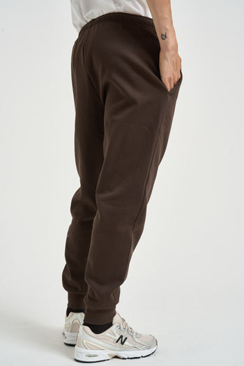 Pantalone uomo Simple Dome regular jogger marrone - 4