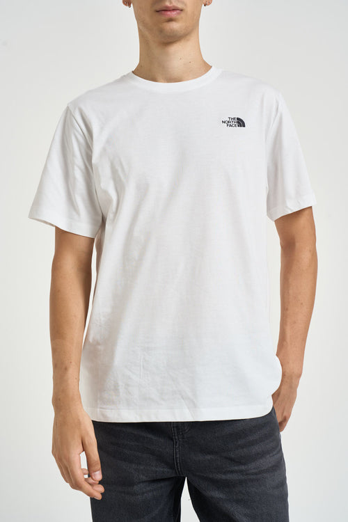 T-shirt uomo Simple Dome bianca - 1