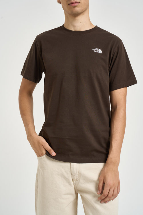 T-shirt uomo simple dome marrone - 1