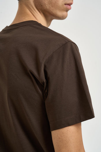 T-shirt uomo simple dome marrone - 5