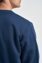 Felpa uomo simple dome crew girocollo blu 8D60 8K2 THE NORTH FACE 