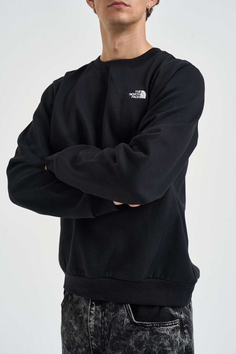 Felpa uomo simple dome crew girocollo nera 8D60 JK3 THE NORTH FACE 