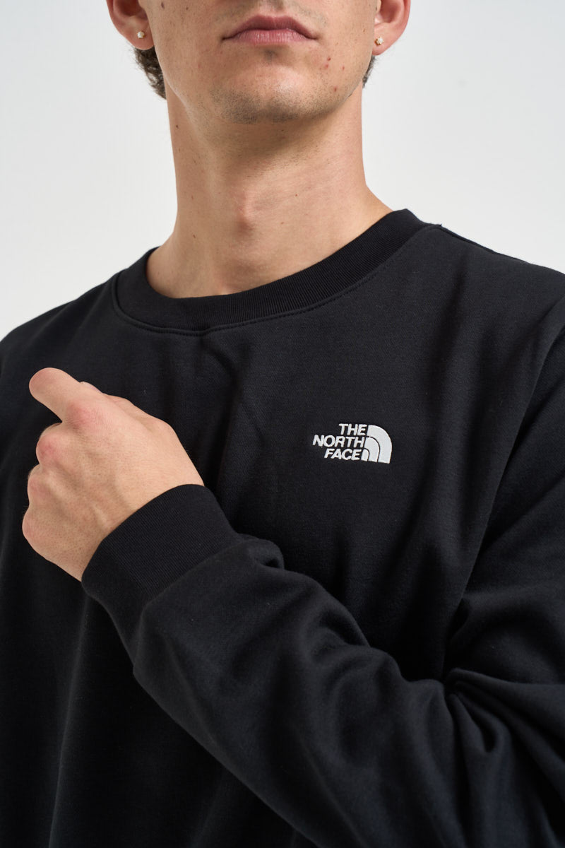 Felpa uomo simple dome crew girocollo nera 8D60 JK3 THE NORTH FACE 