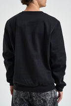 Felpa uomo simple dome crew girocollo nera 8D60 JK3 THE NORTH FACE 