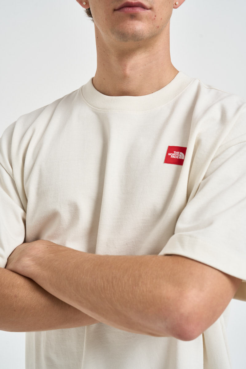 T-shirt uomo girocollo Red Box bianca 8EG5 QLI THE NORTH FACE 