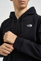 Felpa uomo Simple Dome Fullzip nera 8EU1 JK3 THE NORTH FACE 