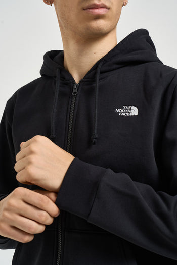 Felpa uomo Simple Dome Fullzip nera - 3