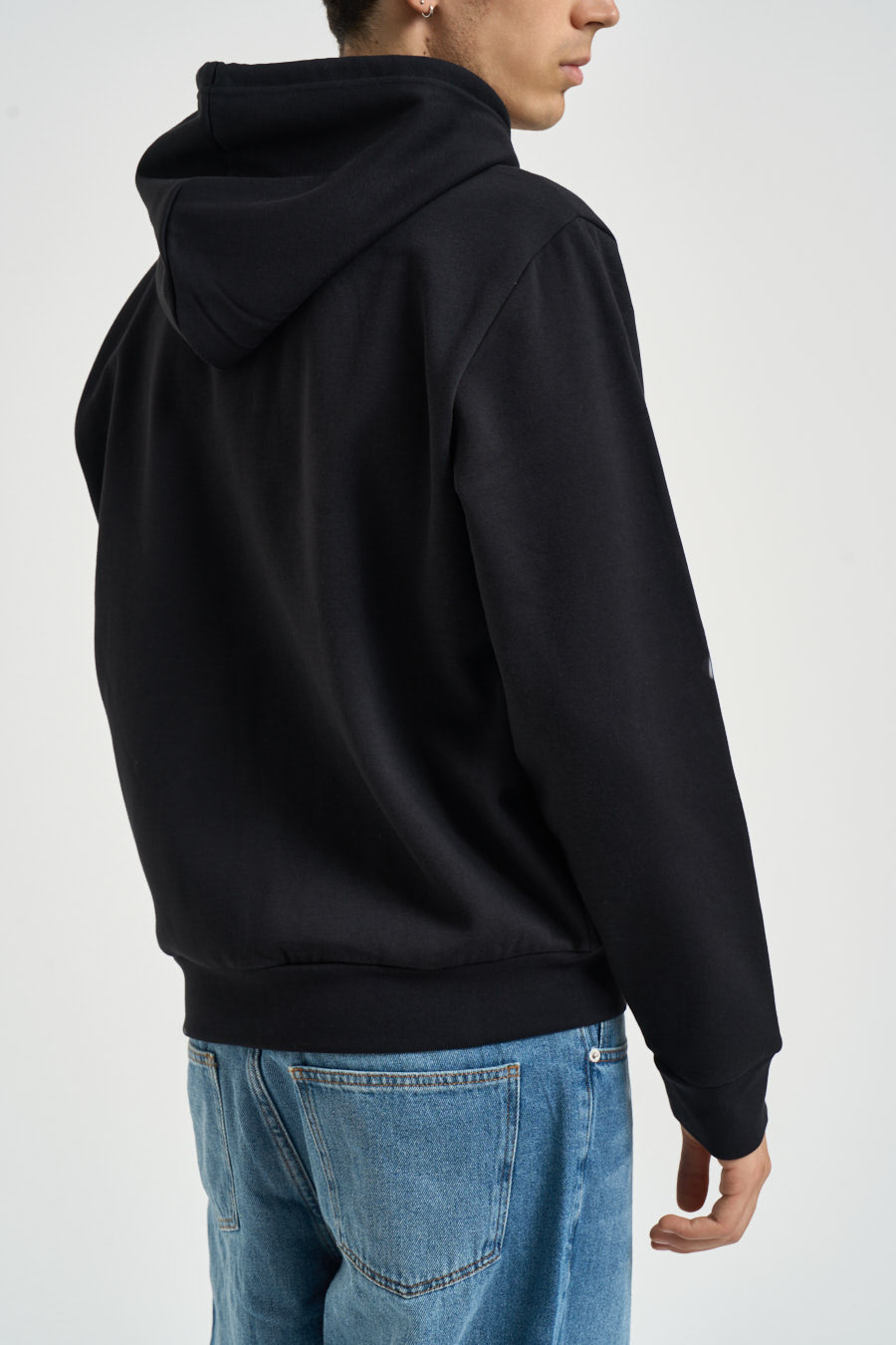Felpa uomo Simple Dome Fullzip nera 8EU1 JK3 THE NORTH FACE 