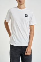 T-shirt uomo con box logo bianca 8G9C FN4 THE NORTH FACE 