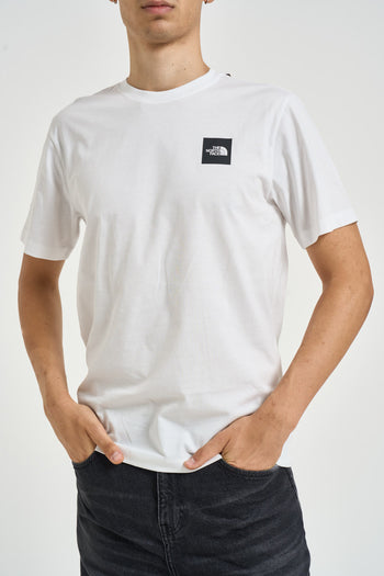 T-shirt uomo con box logo bianca - 3