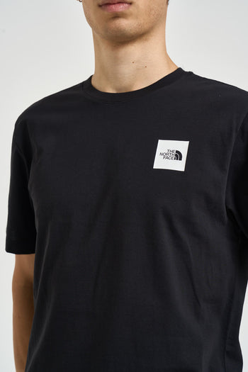 T-shirt uomo con box logo nera. - 3