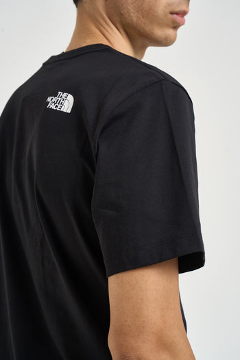 T-shirt uomo con box logo nera. - 5