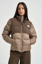 Piumino donna Saikuru marrone e beige 8GCB T06 THE NORTH FACE 