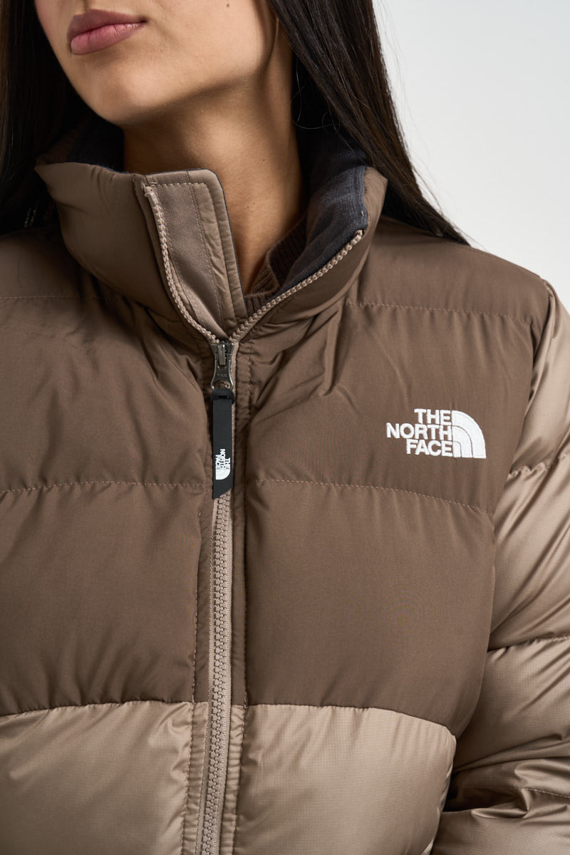 Piumino donna Saikuru marrone e beige 8GCB T06 THE NORTH FACE 