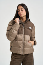 Piumino donna Saikuru marrone e beige 8GCB T06 THE NORTH FACE 