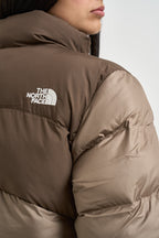 Piumino donna Saikuru marrone e beige 8GCB T06 THE NORTH FACE 