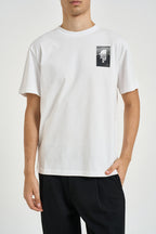 T-shirt uomo con stampa sul retro bianca 8H5K FN4 THE NORTH FACE 